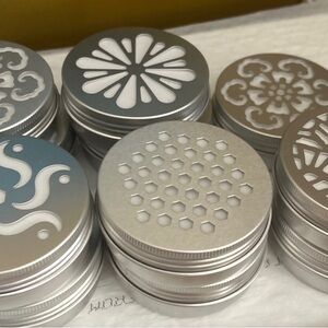 2 Handcrafted Silver Tins containing refreshing Gain scented deodorizer